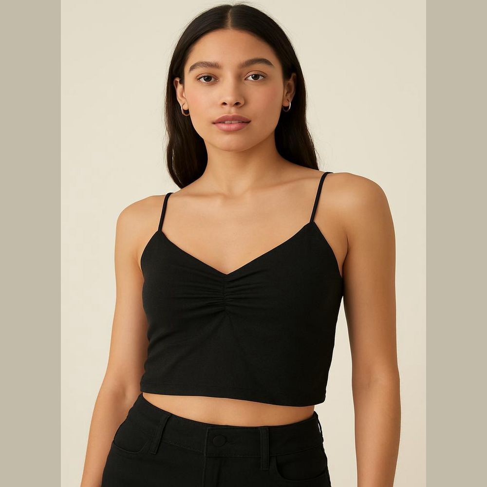 Forever 21 Knit Cami - Women's 2X/3X - Black Essential